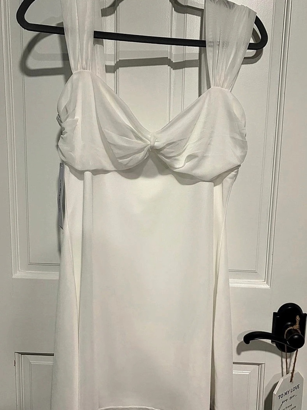 White Mini Dress NWT